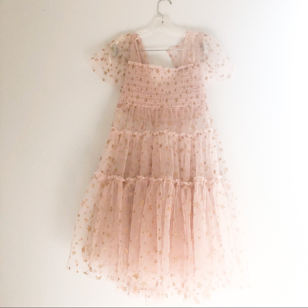 Free People Star Print Sheer Dress